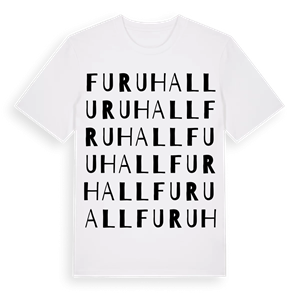 Furuhall ordlek t-shirt – ekologisk bomull t-shirt från Pinshirt