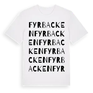 Fyrbacken ordlek t-shirt – ekologisk bomull t-shirt från Pinshirt