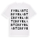 Fyrkanten ordlek t-shirt