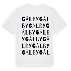 Gålby ordlek t-shirt – ekologisk bomull t-shirt från Pinshirt