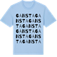 Blue Soul t-shirt med Gansta ordlek t-shirt