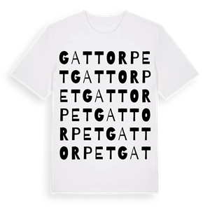 Gattorpet ordlek t-shirt – ekologisk bomull t-shirt från Pinshirt