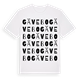 White t-shirt med Gävebo ordlek t-shirt