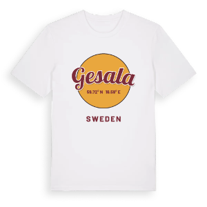 Gesala cirkel t-shirt – ekologisk bomull t-shirt från Pinshirt