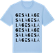 Blue Soul t-shirt med Gesala ordlek t-shirt