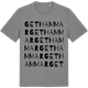 Mid Heather Gray t-shirt med Gethammar ordlek t-shirt