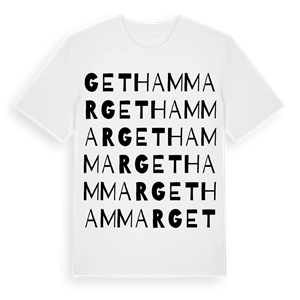 Gethammar ordlek t-shirt – ekologisk bomull t-shirt från Pinshirt