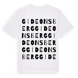 Gideonsberg ordlek t-shirt – ekologisk bomull t-shirt från Pinshirt