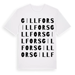 Gillfors ordlek t-shirt – ekologisk bomull t-shirt från Pinshirt