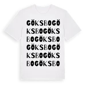 Göksbo ordlek t-shirt – ekologisk bomull t-shirt från Pinshirt