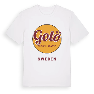 Gotö cirkel t-shirt – ekologisk bomull t-shirt från Pinshirt