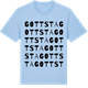 Blue Soul t-shirt med Gottsta ordlek t-shirt