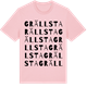 Pink Cotton t-shirt med Grällsta ordlek t-shirt