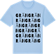 Blue Soul t-shirt med Grän ordlek t-shirt