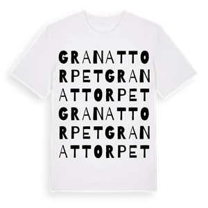 Granattorpet ordlek t-shirt – ekologisk bomull t-shirt från Pinshirt