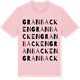 Pink Cotton t-shirt med Granbacken ordlek t-shirt