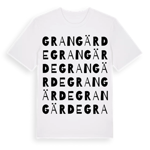 Grangärde ordlek t-shirt – ekologisk bomull t-shirt från Pinshirt