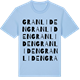 Blue Soul t-shirt med Granliden ordlek t-shirt