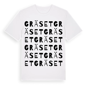 Gräset ordlek t-shirt – ekologisk bomull t-shirt från Pinshirt
