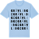 Blue Soul t-shirt med Grävlinge ordlek t-shirt