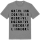 Mid Heather Gray t-shirt med Grävlinge ordlek t-shirt