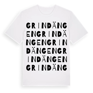 Grindängen ordlek t-shirt – ekologisk bomull t-shirt från Pinshirt