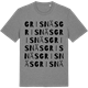 Mid Heather Gray t-shirt med Grisnäs ordlek t-shirt