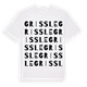Grissle ordlek t-shirt