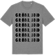 Mid Heather Gray t-shirt med Grönlund ordlek t-shirt