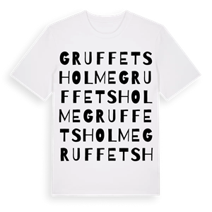 Gruffets holme ordlek t-shirt – ekologisk bomull t-shirt från Pinshirt