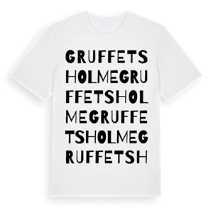 Gruffets holme ordlek t-shirt – ekologisk bomull t-shirt från Pinshirt