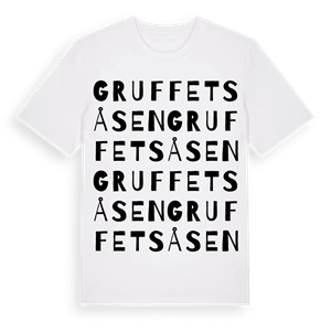 Gruffetsåsen ordlek t-shirt – ekologisk bomull t-shirt från Pinshirt