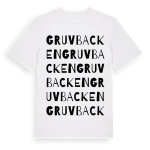 Gruvbacken ordlek t-shirt – ekologisk bomull t-shirt från Pinshirt
