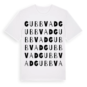 Gubbvad ordlek t-shirt – ekologisk bomull t-shirt från Pinshirt