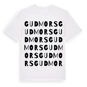Gudmors ordlek t-shirt – ekologisk bomull t-shirt från Pinshirt