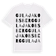 Gula Jakobsberg ordlek t-shirt