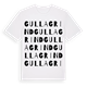 Gulla grind ordlek t-shirt
