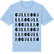 Blue Soul t-shirt med Gullbo ordlek t-shirt