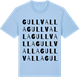 Blue Soul t-shirt med Gullvalla ordlek t-shirt