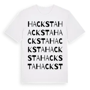 Hacksta ordlek t-shirt – ekologisk bomull t-shirt från Pinshirt