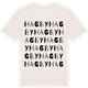 Vintage White t-shirt med Hagby ordlek t-shirt