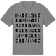 Mid Heather Gray t-shirt med Hagelsberga ordlek t-shirt