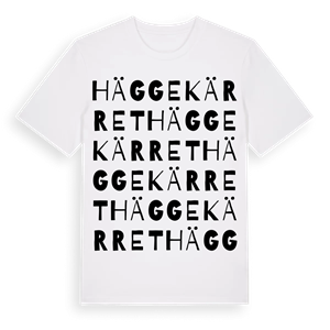 Häggekärret ordlek t-shirt – ekologisk bomull t-shirt från Pinshirt