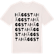 Vintage White t-shirt med Häggsta ordlek t-shirt