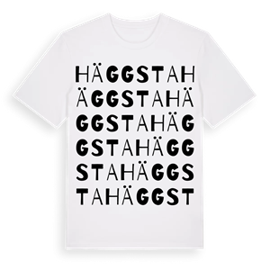 Häggsta ordlek t-shirt – ekologisk bomull t-shirt från Pinshirt