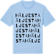 Blue Soul t-shirt med Häljesta ordlek t-shirt