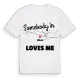 Någon i Hälla älskar mig t-shirt