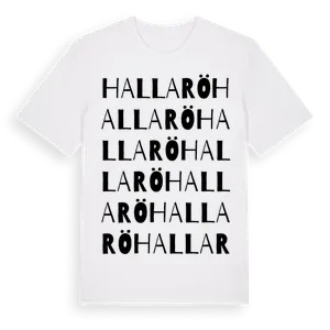 Hallarö ordlek t-shirt – ekologisk bomull t-shirt från Pinshirt