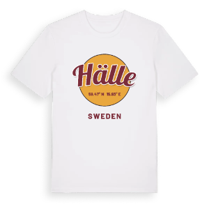 Hälle cirkel t-shirt – ekologisk bomull t-shirt från Pinshirt