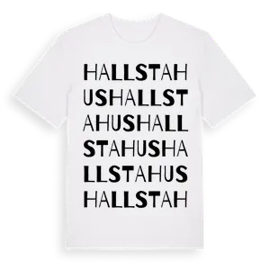 Hallstahus ordlek t-shirt – ekologisk bomull t-shirt från Pinshirt